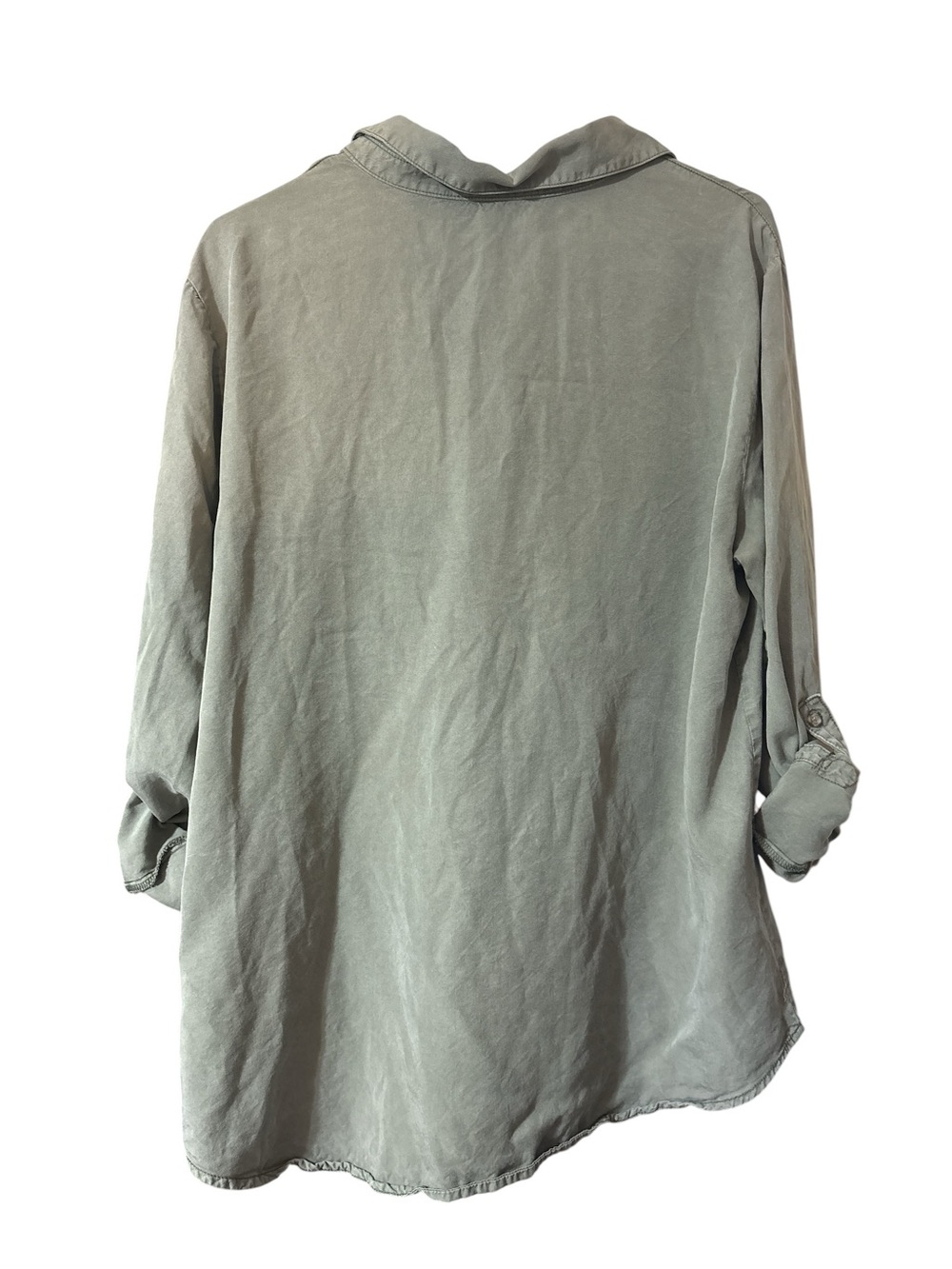 Social Standard By Sanctuary Tencel Button Down Utility Top - Picture 4 of 5
